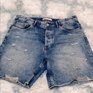 Zara jeans shorts